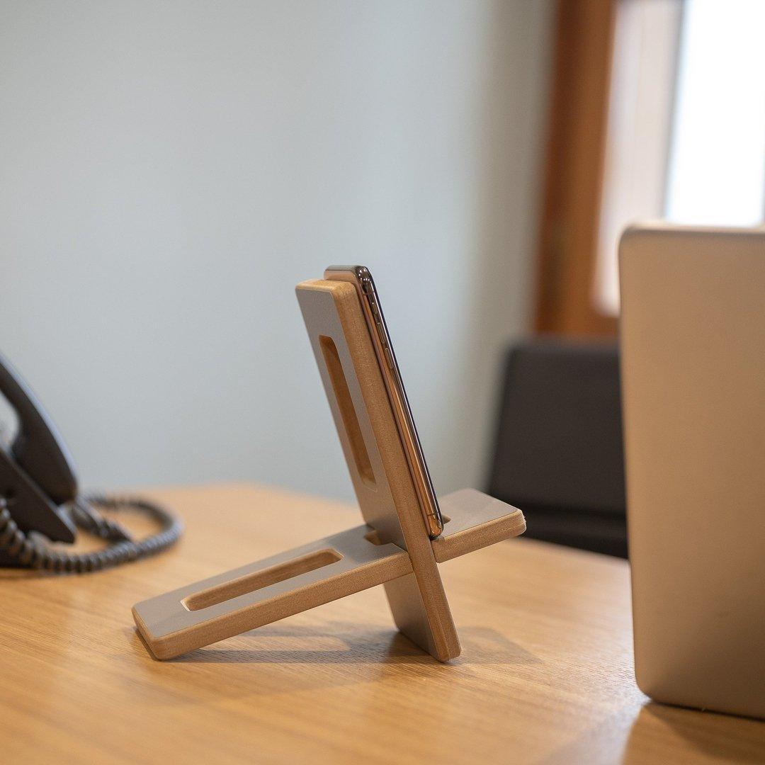 Cell Phone Stand - Mobile Phone Stands - e-WOOD Collection - ewoodcollection.com