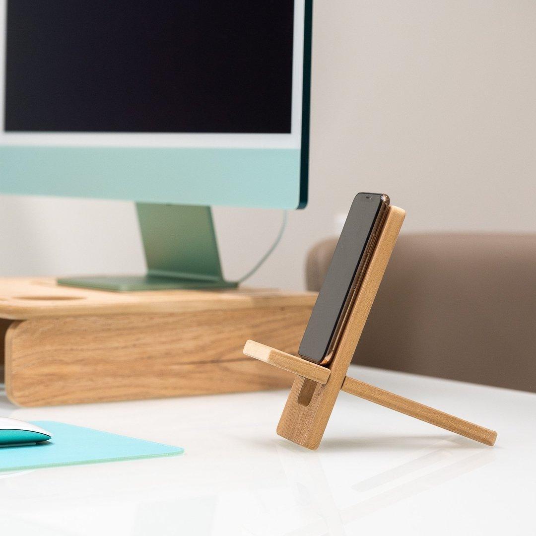 Cell Phone Stand - Mobile Phone Stands - e-WOOD Collection - ewoodcollection.com