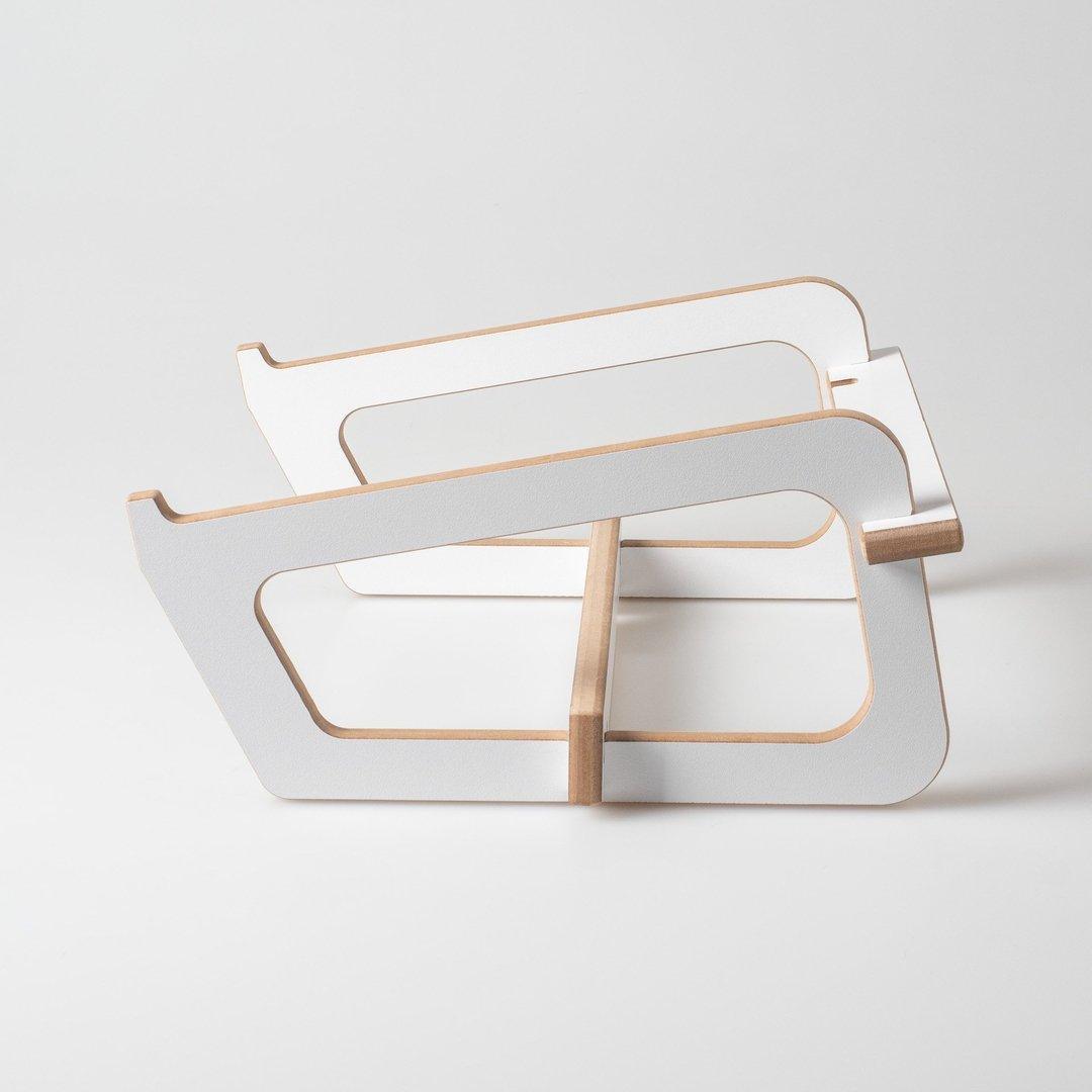 Elevated Laptop Stand - Laptop Docking Stations - e-WOOD Collection - ewoodcollection.com