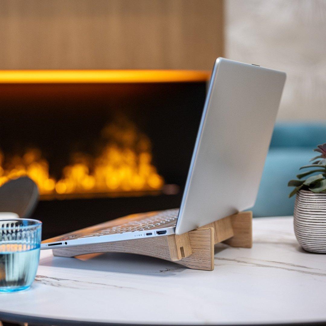 Laptop Stand - Laptop Docking Stations - e-WOOD Collection - ewoodcollection.com