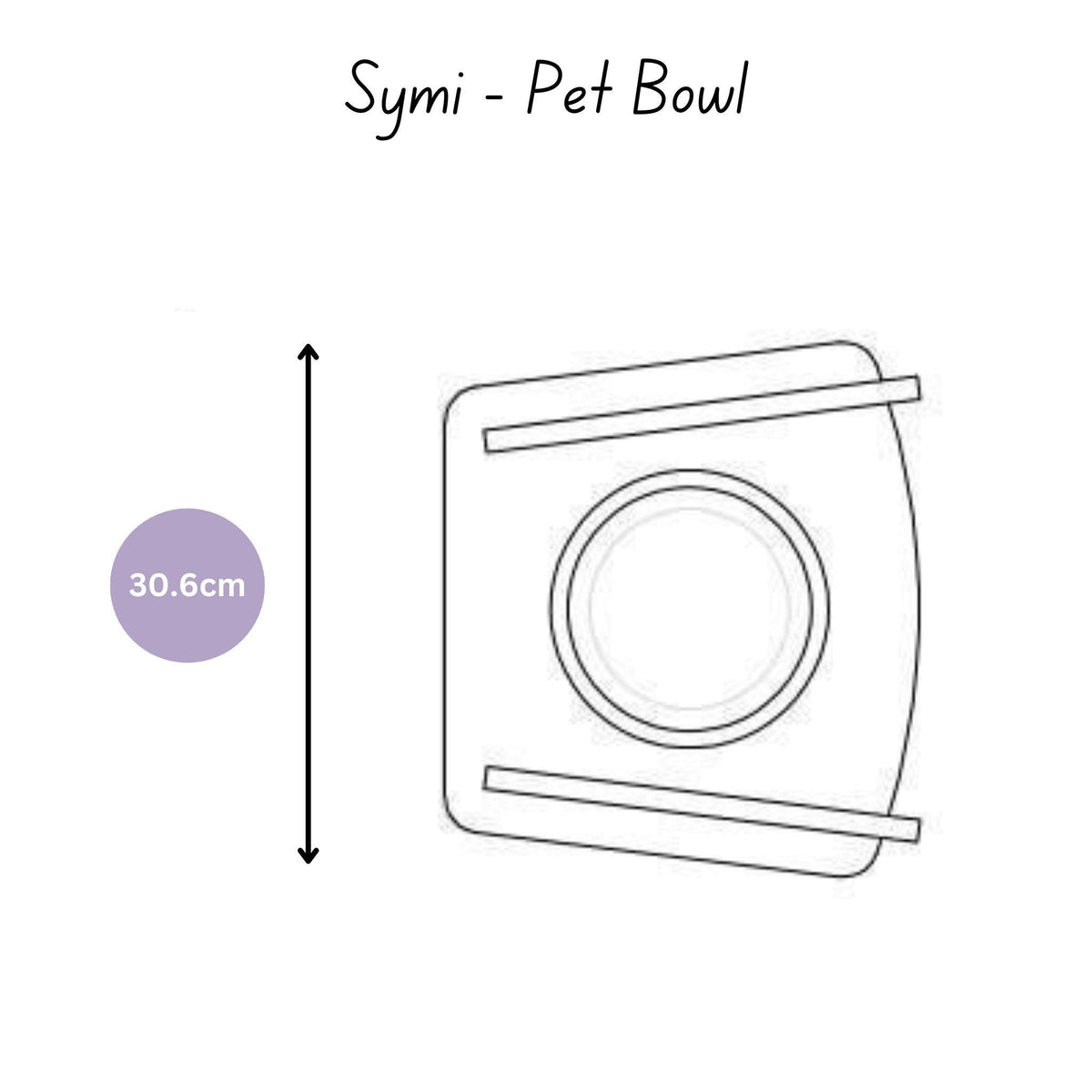 Pet Bowl Symi - Pet Bowls, Feeders & Waterers - Luxury Dog House - ewoodcollection.com