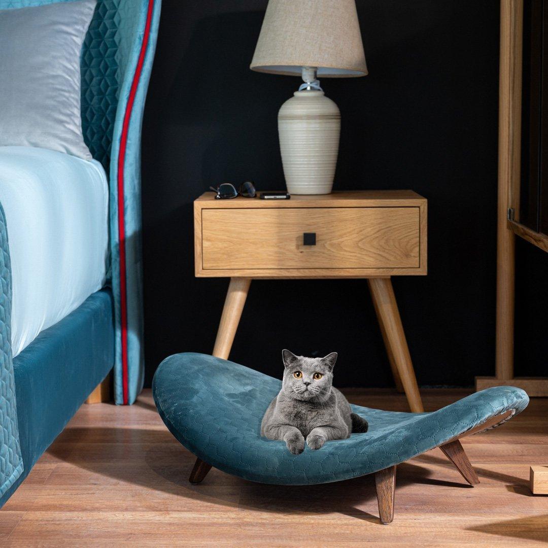 Cat Bed Chrysi - Cat Beds - Luxury Dog House - ewoodcollection.com