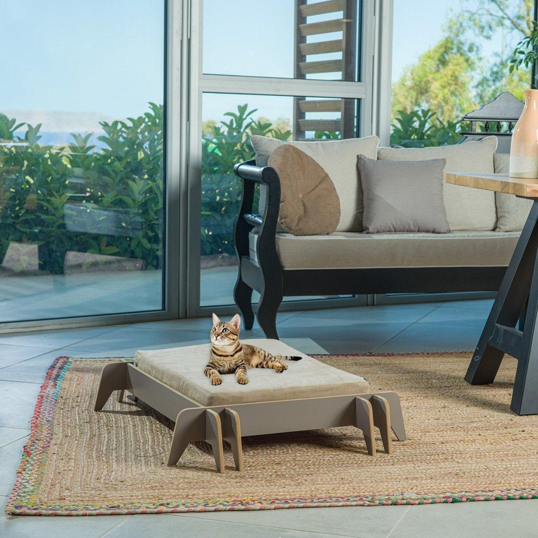 Cat Bed Paros - Cat Beds - Luxury Dog House - ewoodcollection.com