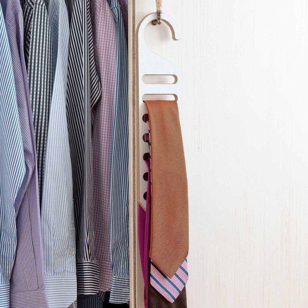 Tie Rack - Closet Organizers & Garment Racks - e-WOOD Collection - ewoodcollection.com